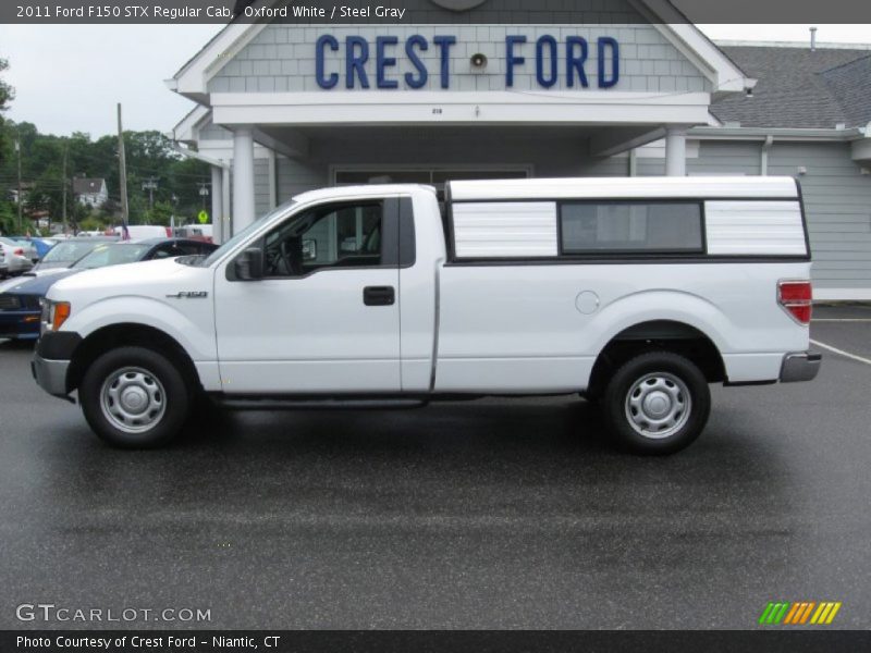 Oxford White / Steel Gray 2011 Ford F150 STX Regular Cab
