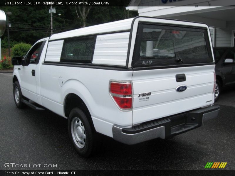 Oxford White / Steel Gray 2011 Ford F150 STX Regular Cab