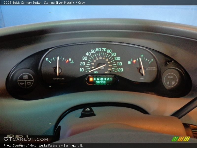Sterling Silver Metallic / Gray 2005 Buick Century Sedan