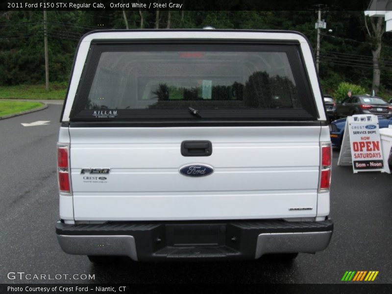 Oxford White / Steel Gray 2011 Ford F150 STX Regular Cab