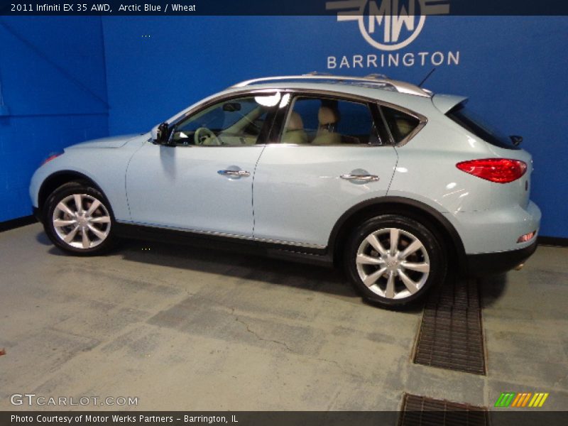 Arctic Blue / Wheat 2011 Infiniti EX 35 AWD