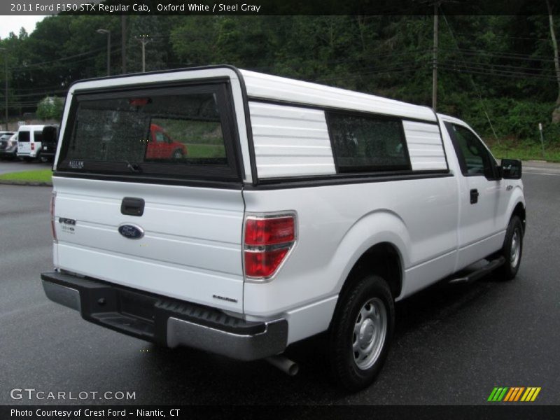 Oxford White / Steel Gray 2011 Ford F150 STX Regular Cab