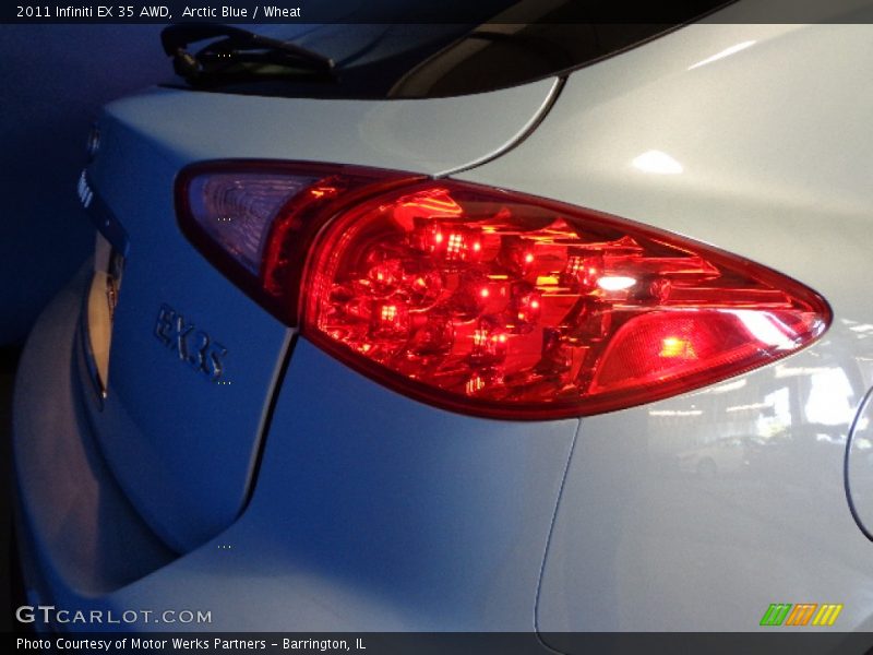 Arctic Blue / Wheat 2011 Infiniti EX 35 AWD