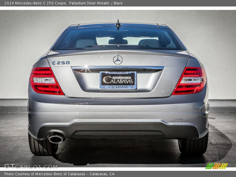 Palladium Silver Metallic / Black 2014 Mercedes-Benz C 250 Coupe
