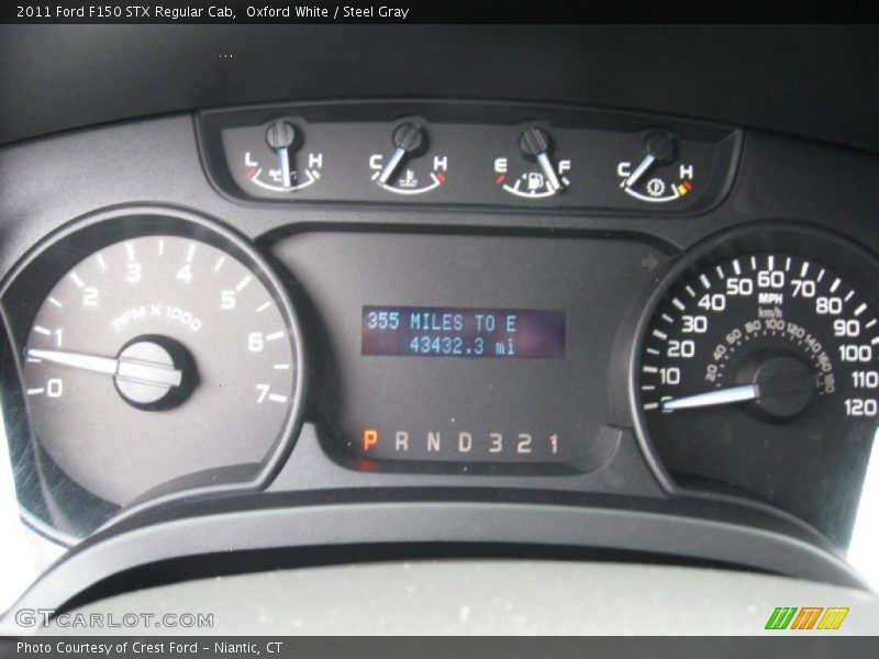 Oxford White / Steel Gray 2011 Ford F150 STX Regular Cab