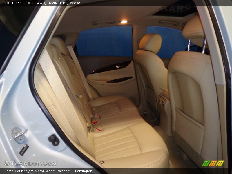 Arctic Blue / Wheat 2011 Infiniti EX 35 AWD