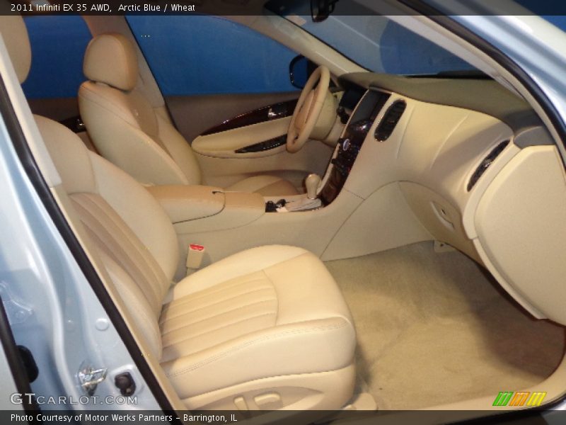 Arctic Blue / Wheat 2011 Infiniti EX 35 AWD
