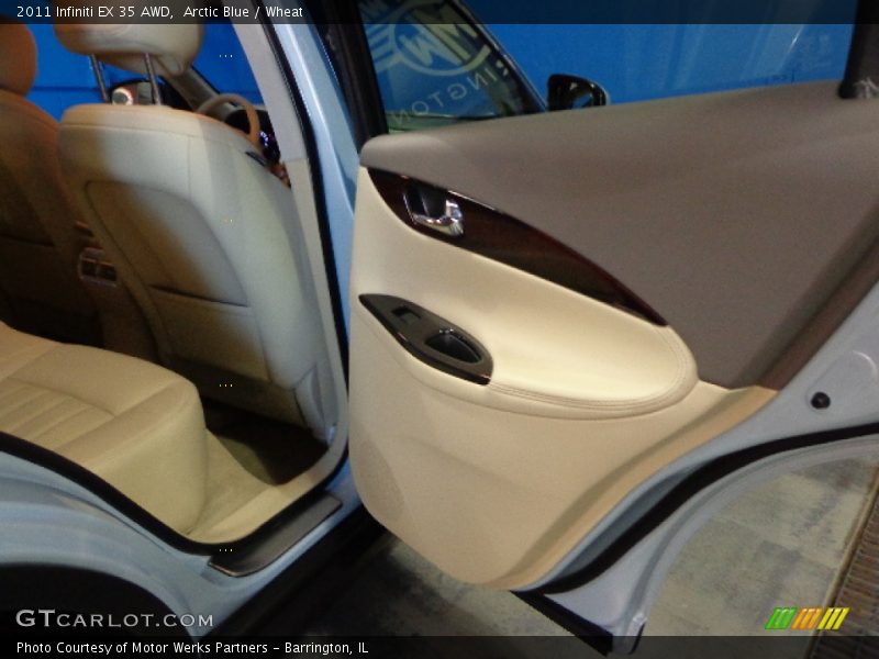 Arctic Blue / Wheat 2011 Infiniti EX 35 AWD