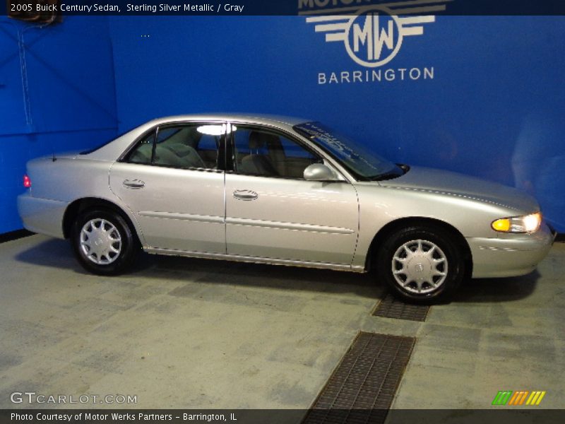Sterling Silver Metallic / Gray 2005 Buick Century Sedan