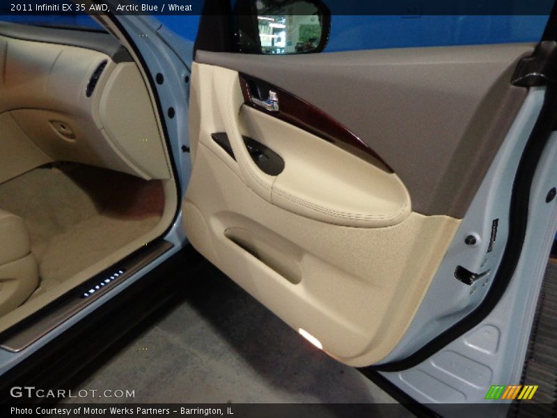 Arctic Blue / Wheat 2011 Infiniti EX 35 AWD