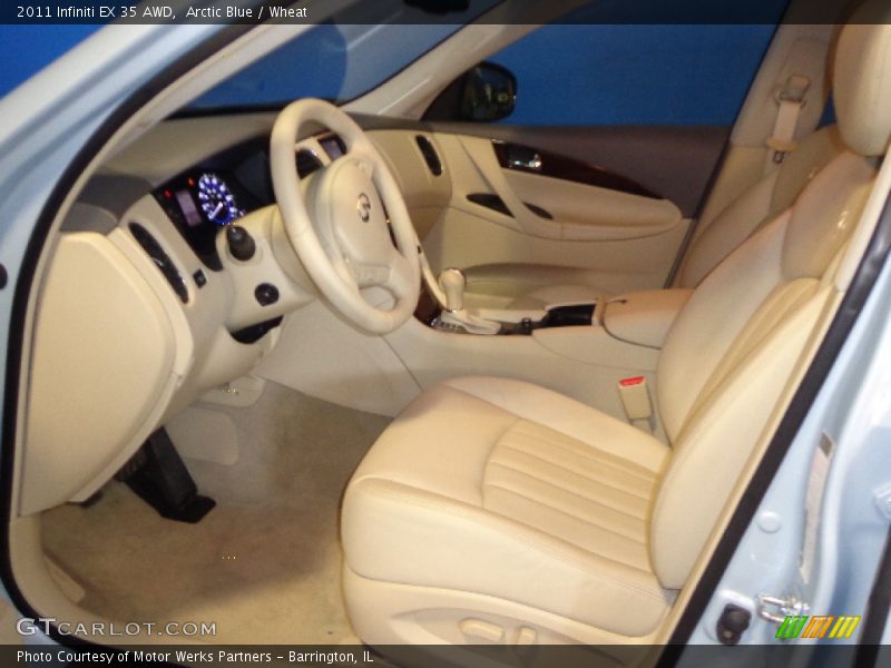 Front Seat of 2011 EX 35 AWD