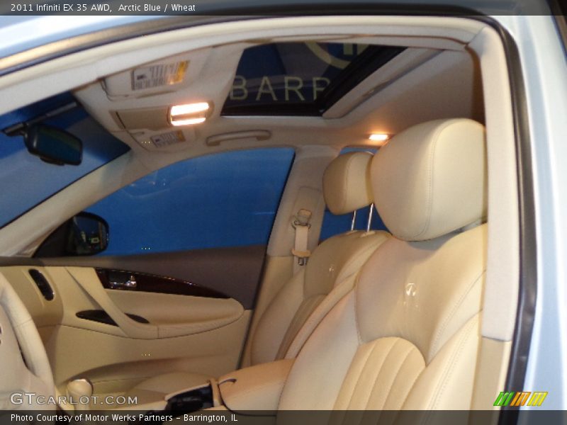 Arctic Blue / Wheat 2011 Infiniti EX 35 AWD