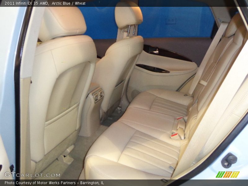 Arctic Blue / Wheat 2011 Infiniti EX 35 AWD