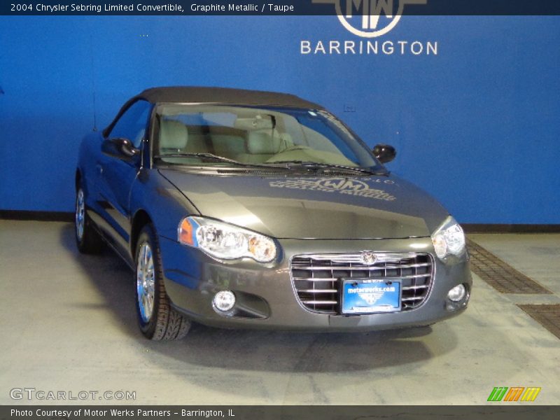 Graphite Metallic / Taupe 2004 Chrysler Sebring Limited Convertible