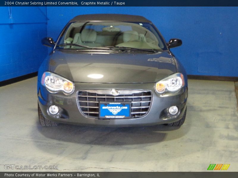 Graphite Metallic / Taupe 2004 Chrysler Sebring Limited Convertible