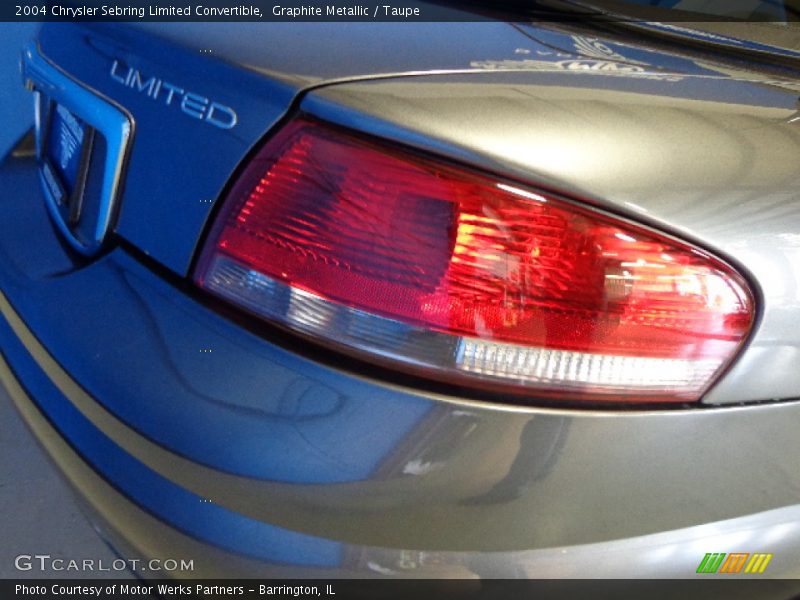 Graphite Metallic / Taupe 2004 Chrysler Sebring Limited Convertible