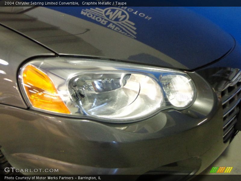 Graphite Metallic / Taupe 2004 Chrysler Sebring Limited Convertible
