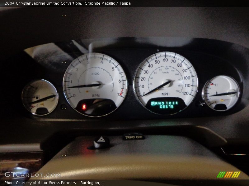 Graphite Metallic / Taupe 2004 Chrysler Sebring Limited Convertible
