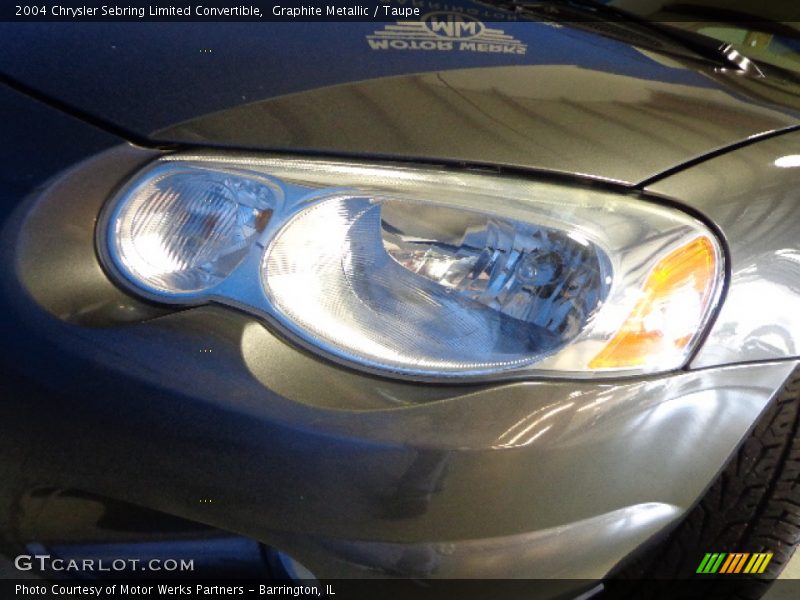 Graphite Metallic / Taupe 2004 Chrysler Sebring Limited Convertible