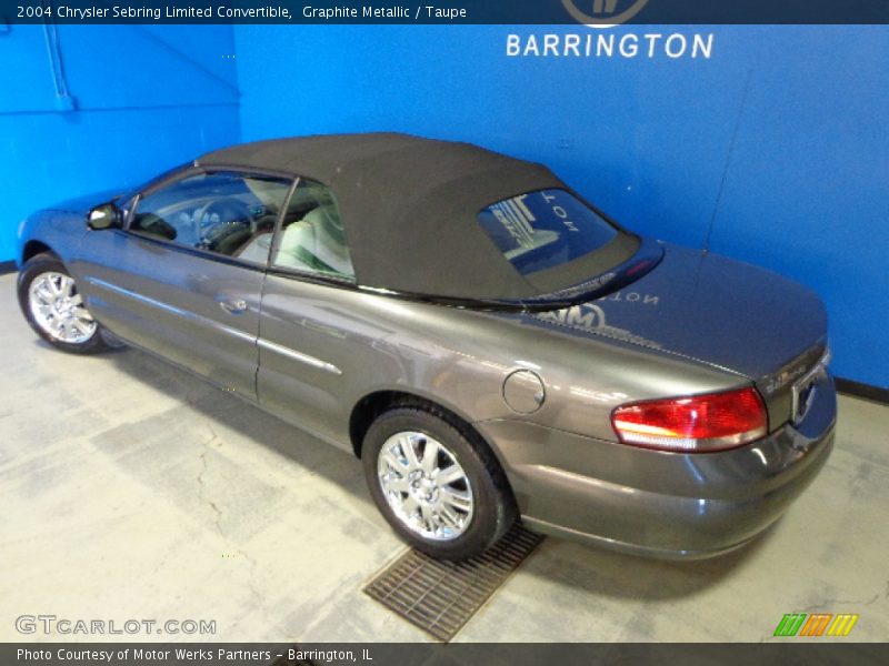 Graphite Metallic / Taupe 2004 Chrysler Sebring Limited Convertible