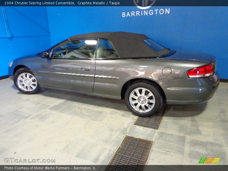 Graphite Metallic / Taupe 2004 Chrysler Sebring Limited Convertible