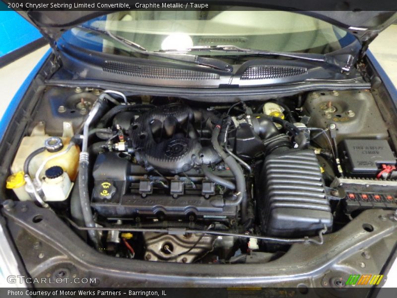 Graphite Metallic / Taupe 2004 Chrysler Sebring Limited Convertible