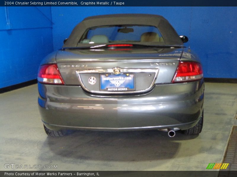 Graphite Metallic / Taupe 2004 Chrysler Sebring Limited Convertible