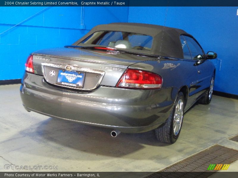 Graphite Metallic / Taupe 2004 Chrysler Sebring Limited Convertible