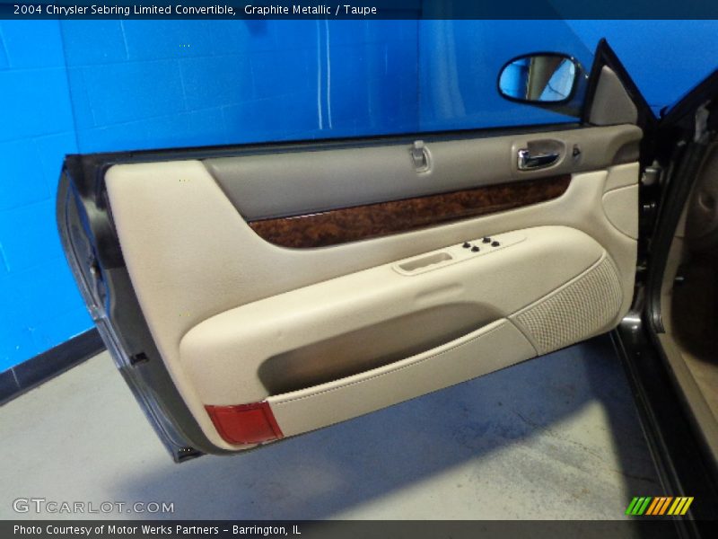 Graphite Metallic / Taupe 2004 Chrysler Sebring Limited Convertible