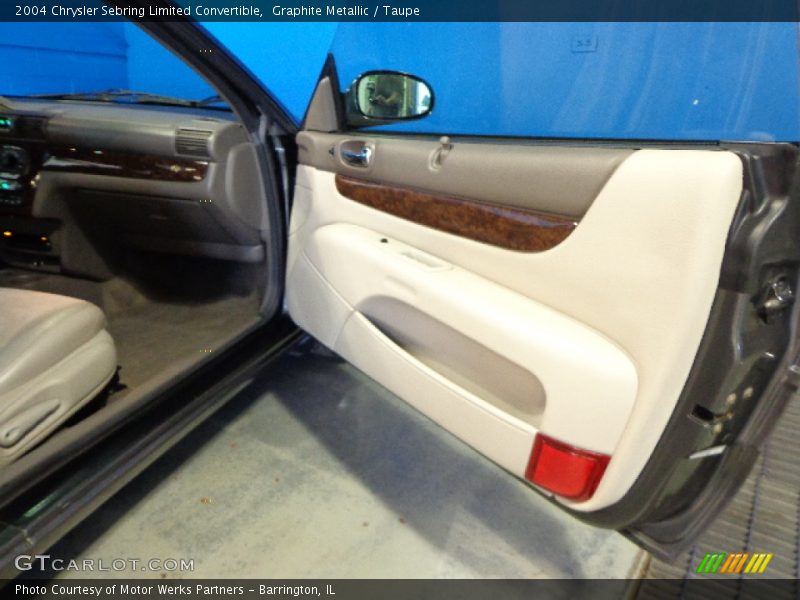 Graphite Metallic / Taupe 2004 Chrysler Sebring Limited Convertible