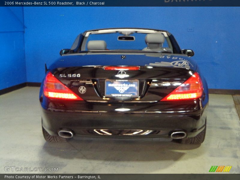 Black / Charcoal 2006 Mercedes-Benz SL 500 Roadster