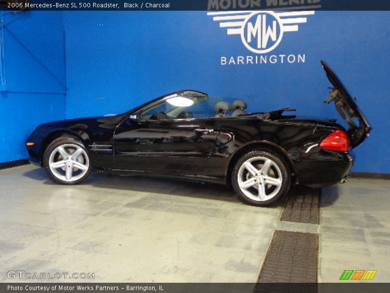 Black / Charcoal 2006 Mercedes-Benz SL 500 Roadster