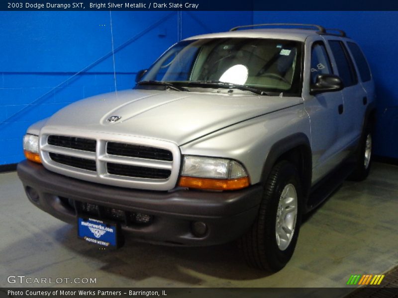 Bright Silver Metallic / Dark Slate Gray 2003 Dodge Durango SXT