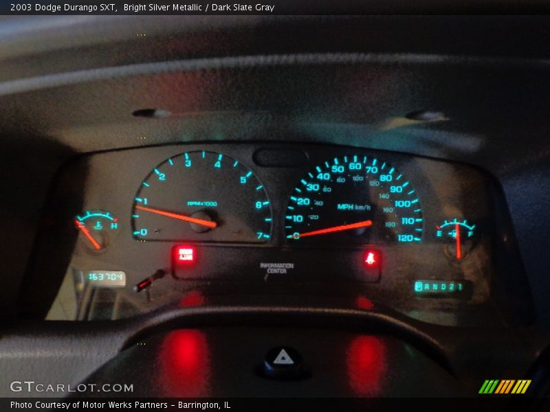 Bright Silver Metallic / Dark Slate Gray 2003 Dodge Durango SXT