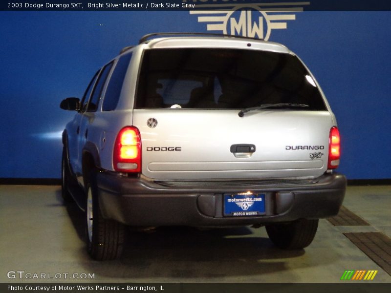Bright Silver Metallic / Dark Slate Gray 2003 Dodge Durango SXT
