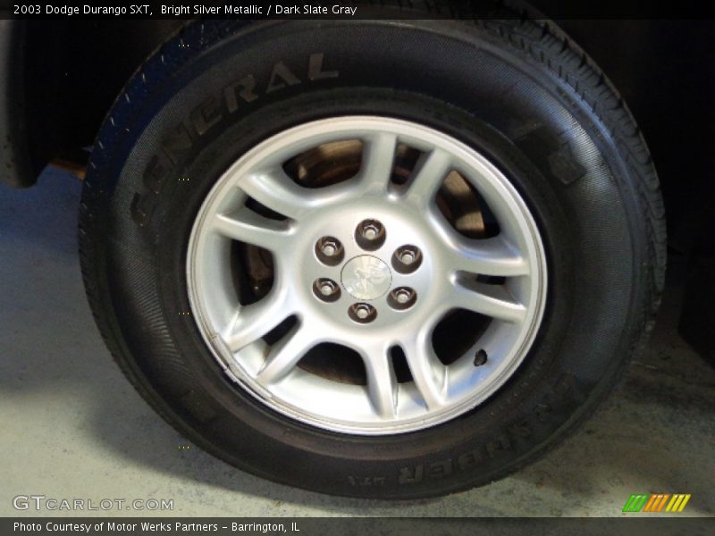Bright Silver Metallic / Dark Slate Gray 2003 Dodge Durango SXT