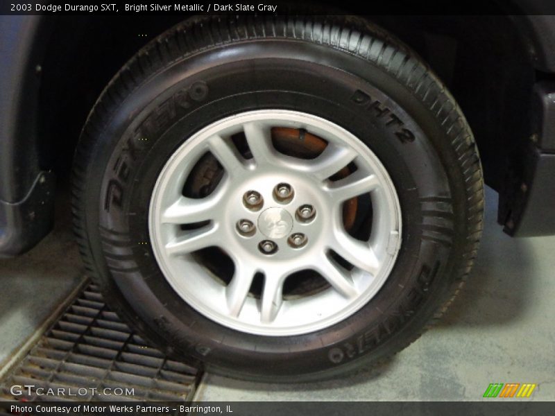 Bright Silver Metallic / Dark Slate Gray 2003 Dodge Durango SXT