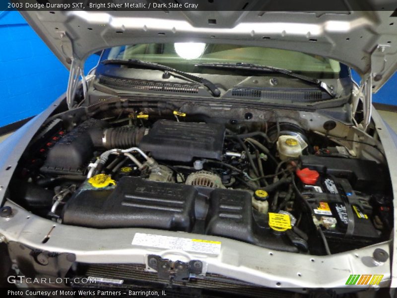 Bright Silver Metallic / Dark Slate Gray 2003 Dodge Durango SXT