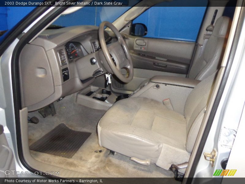 Bright Silver Metallic / Dark Slate Gray 2003 Dodge Durango SXT