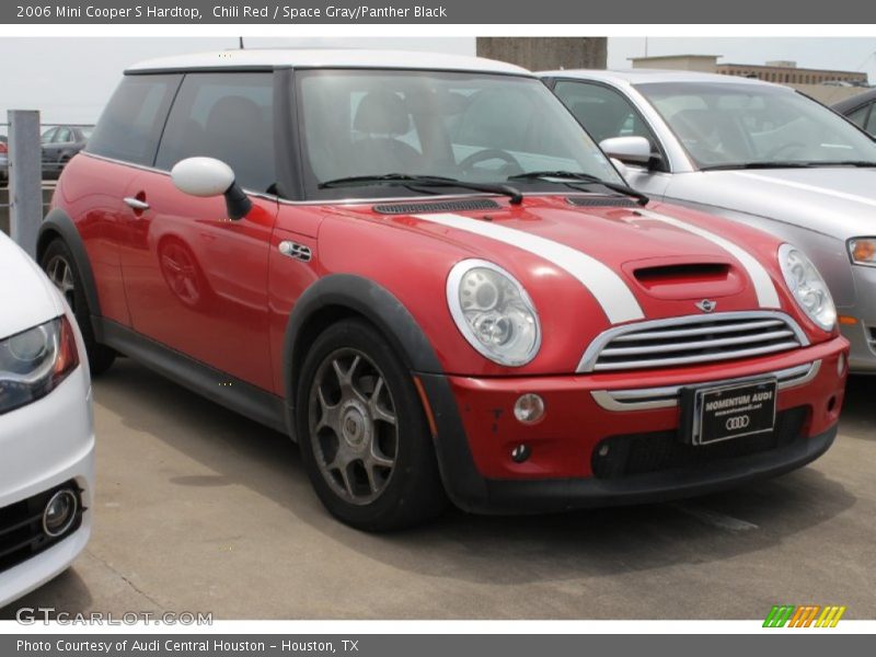 Chili Red / Space Gray/Panther Black 2006 Mini Cooper S Hardtop