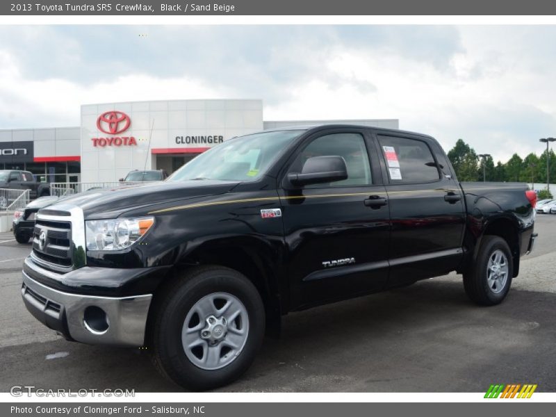 Black / Sand Beige 2013 Toyota Tundra SR5 CrewMax