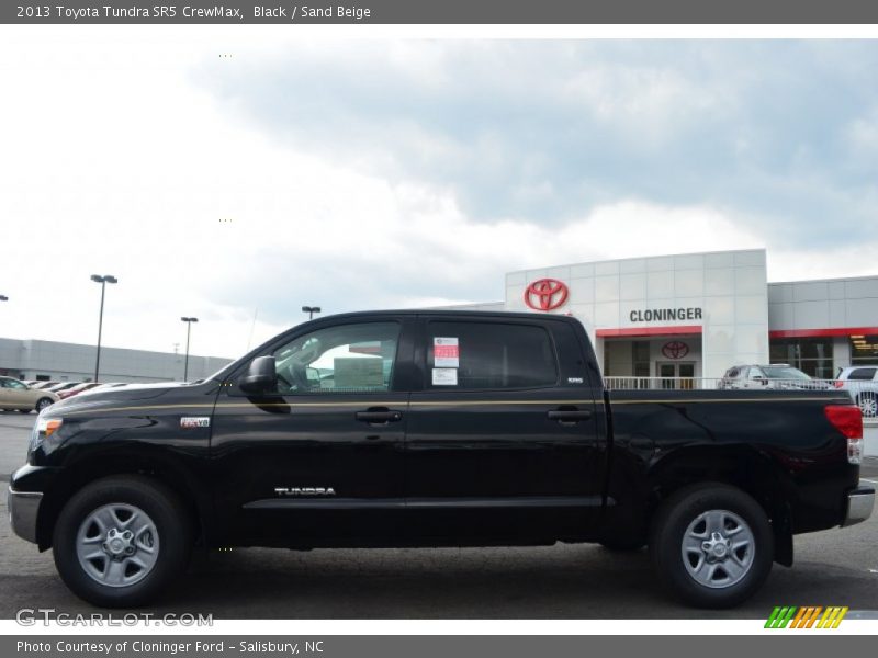 Black / Sand Beige 2013 Toyota Tundra SR5 CrewMax