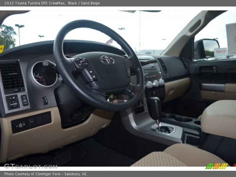 Black / Sand Beige 2013 Toyota Tundra SR5 CrewMax