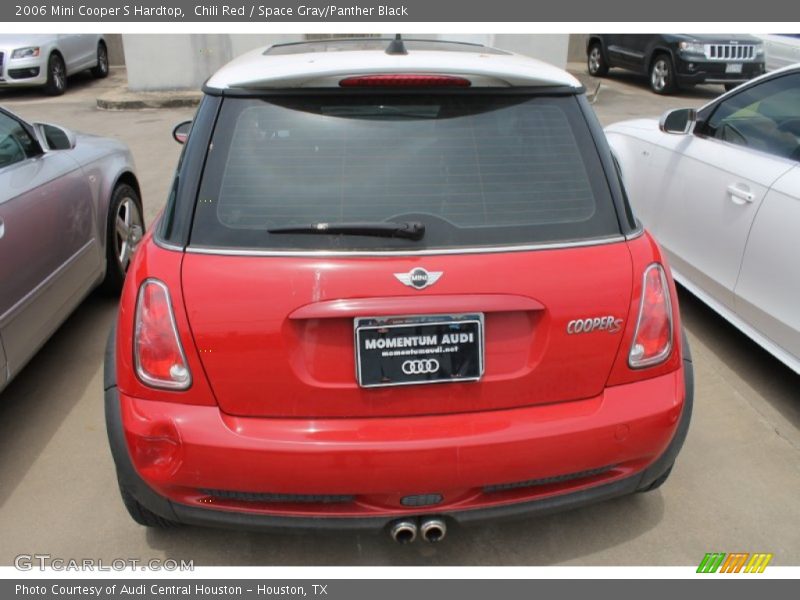 Chili Red / Space Gray/Panther Black 2006 Mini Cooper S Hardtop