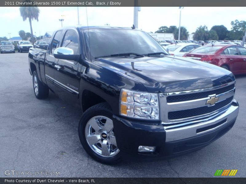 Black / Ebony 2011 Chevrolet Silverado 1500 LT Extended Cab