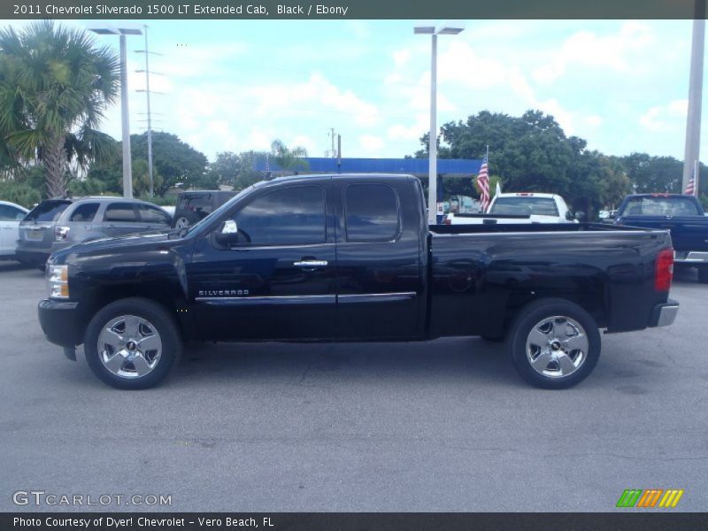 Black / Ebony 2011 Chevrolet Silverado 1500 LT Extended Cab