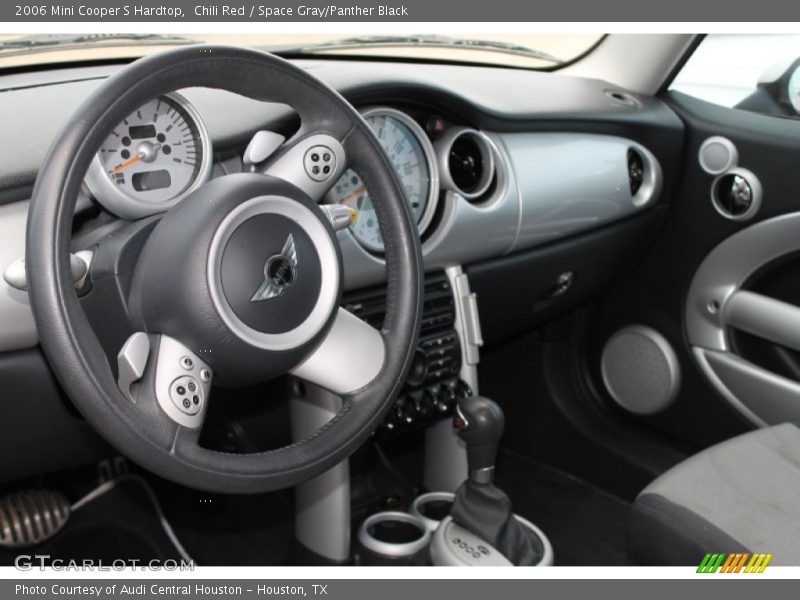 Chili Red / Space Gray/Panther Black 2006 Mini Cooper S Hardtop