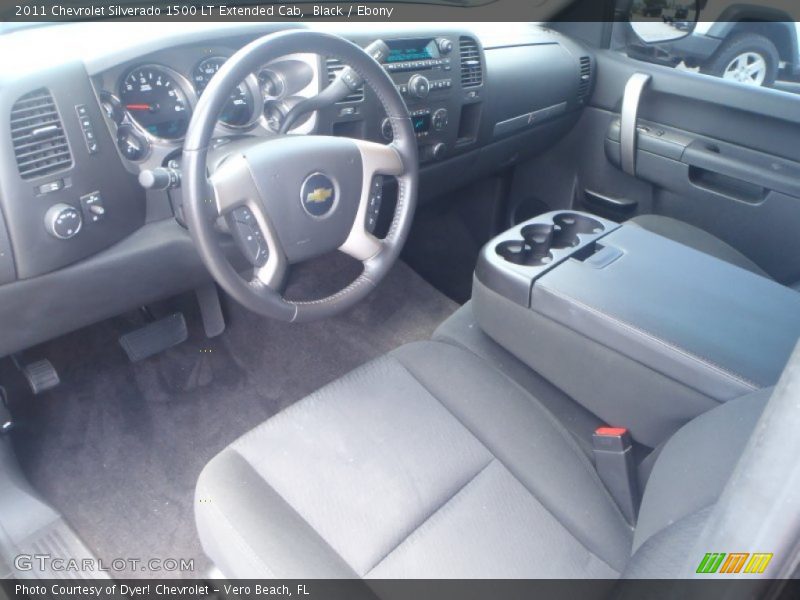 Black / Ebony 2011 Chevrolet Silverado 1500 LT Extended Cab