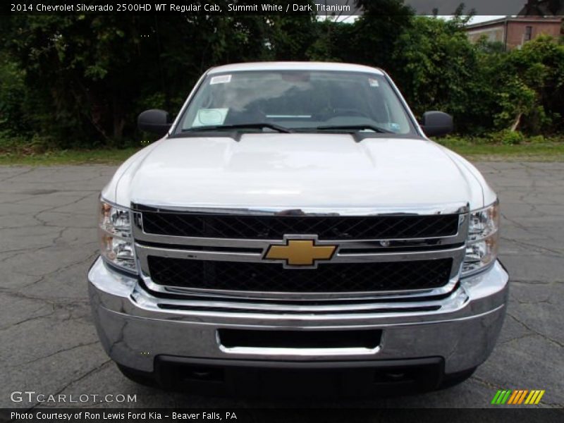 Summit White / Dark Titanium 2014 Chevrolet Silverado 2500HD WT Regular Cab