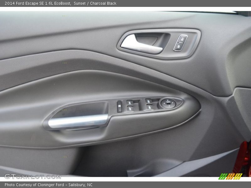 Sunset / Charcoal Black 2014 Ford Escape SE 1.6L EcoBoost